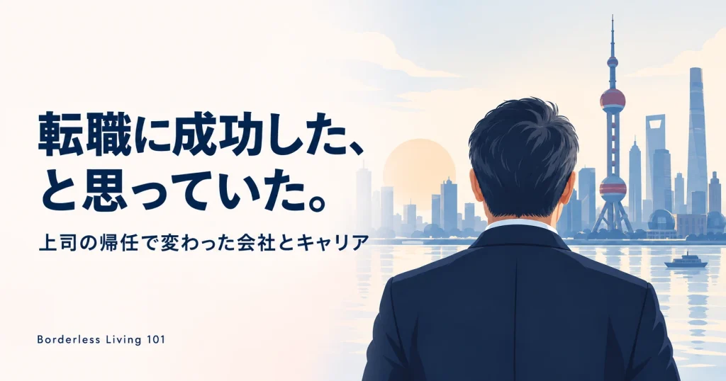 転職に成功した、と思っていたら上司の帰任と同時に会社もキャリアもおかしくなった話